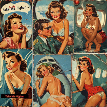 1950s airline stewardess flight attendant