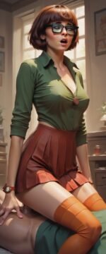 velma scooby doo parody artwork, premium adult ai content