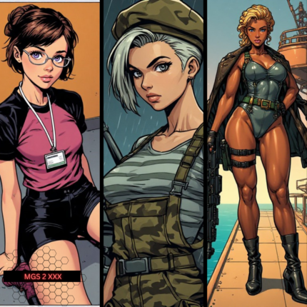 nsfw metal gear solid women parody rule 34 comic