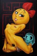 ms. pacman erotic art
