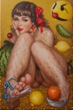 pinup model ms. pacman